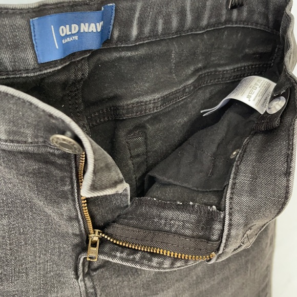 Old Navy Boys Karate Black Slim Fit Jeans - Picture 9 of 11